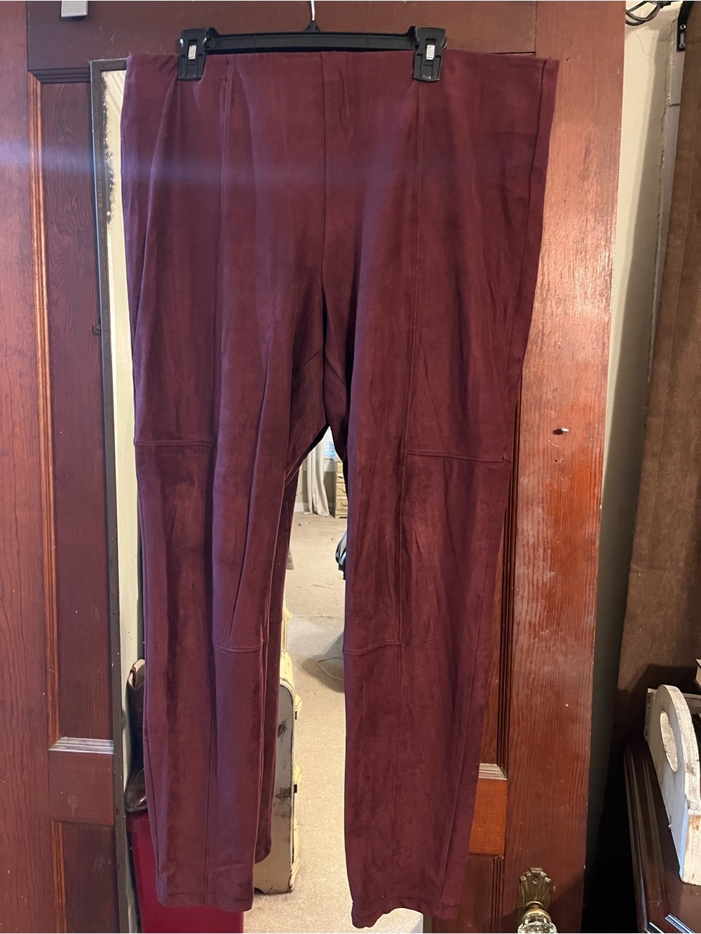Worthington Women's Skinny Pants in Deep Burgundy